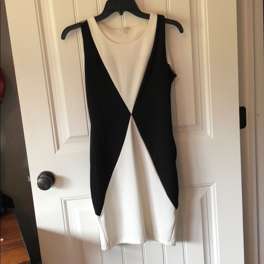 Cute black and white dress